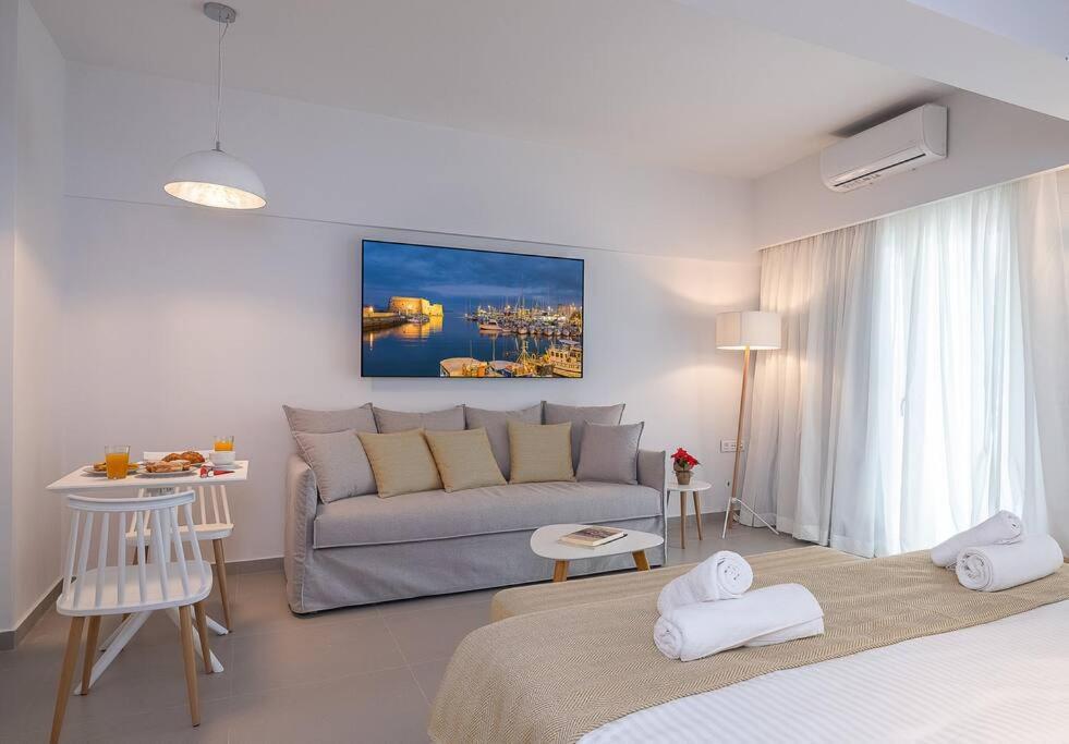 Electra Luxury Apartment At The Heraklion Center Zewnętrze zdjęcie